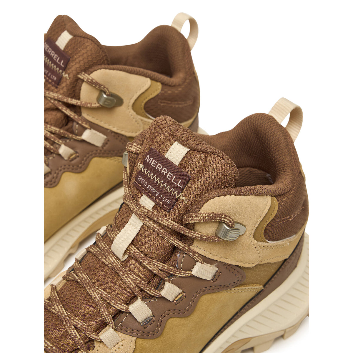 Merrell Туристически Speed Strike 2 Leather Mid Waterproof J038524 Жълт