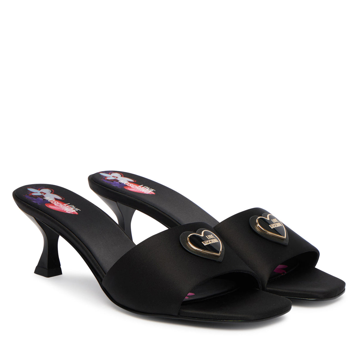 LOVE MOSCHINO Чехли JA28215G0OJO0000 Черен