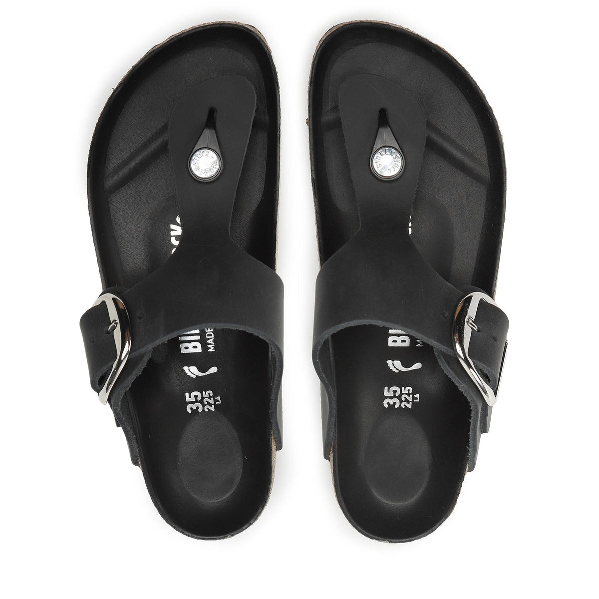 Birkenstock Джапанки Gizeh Big Buckle 1023337 Черен