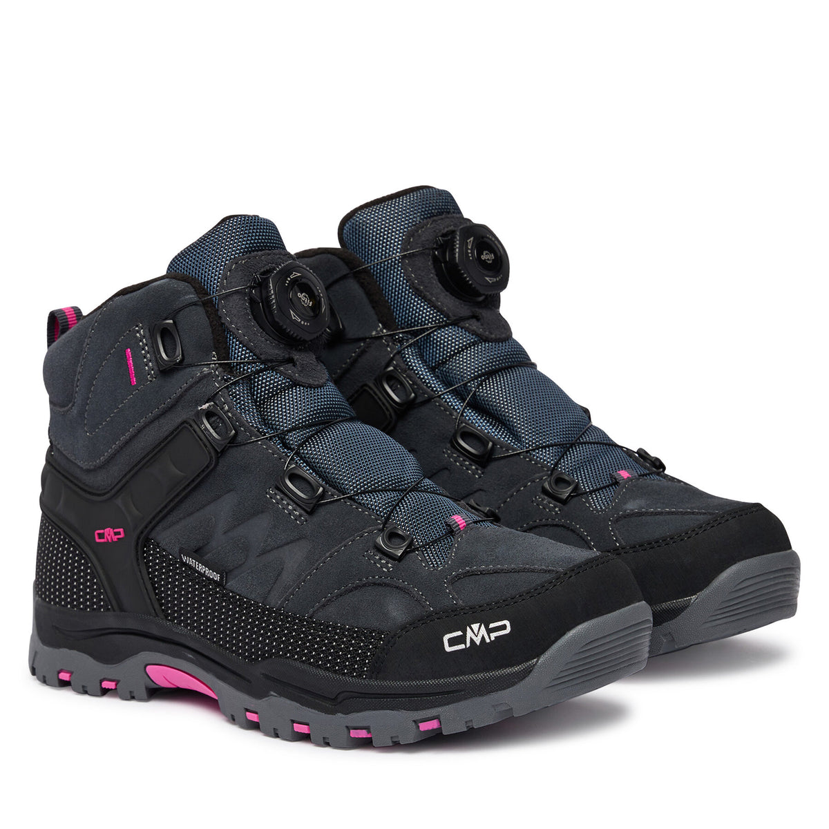 CMP Туристически Kiruna Mid FitGo Fleece Wp 3Q57894J Черен
