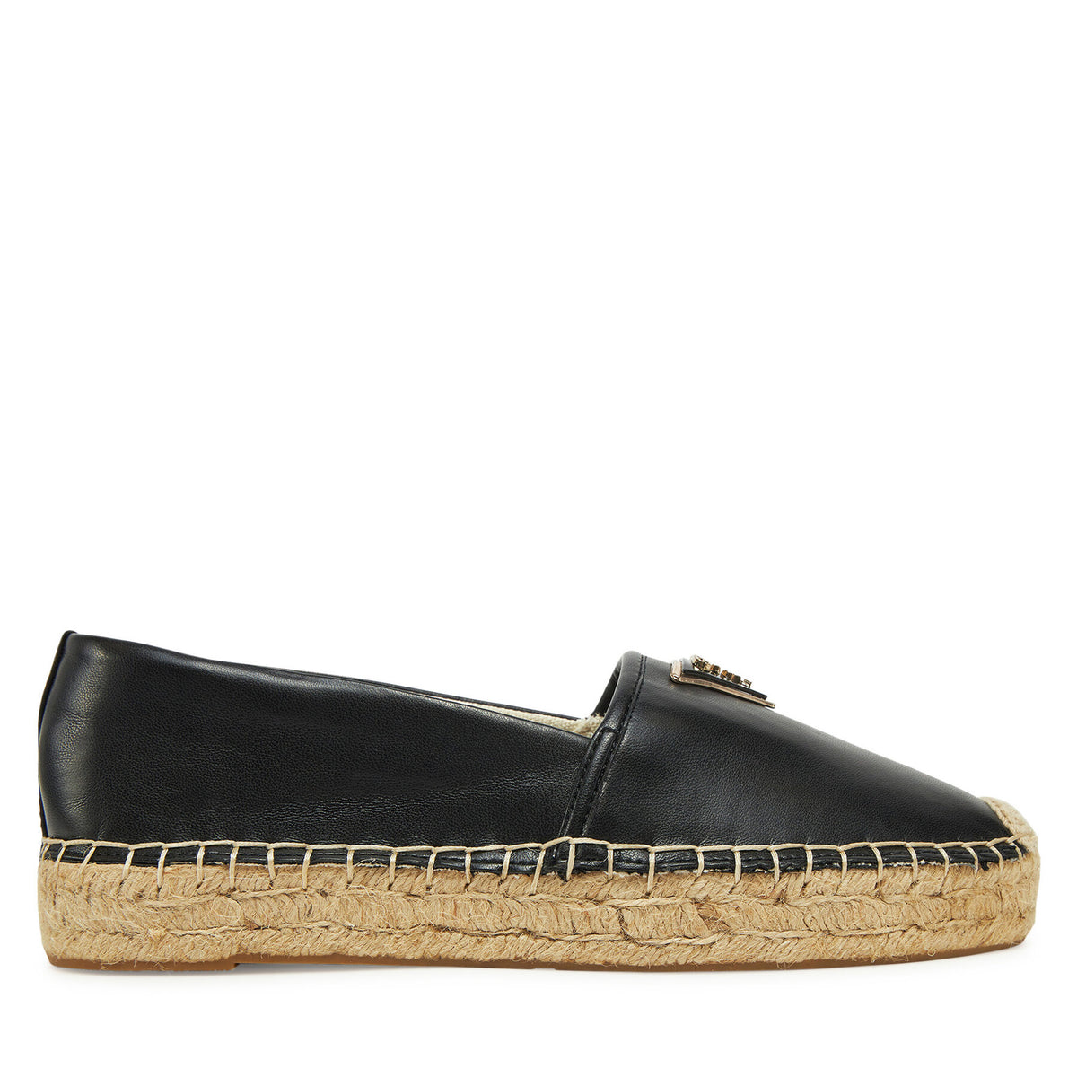Guess Еспадрили FLJLND LEA14 Черен
