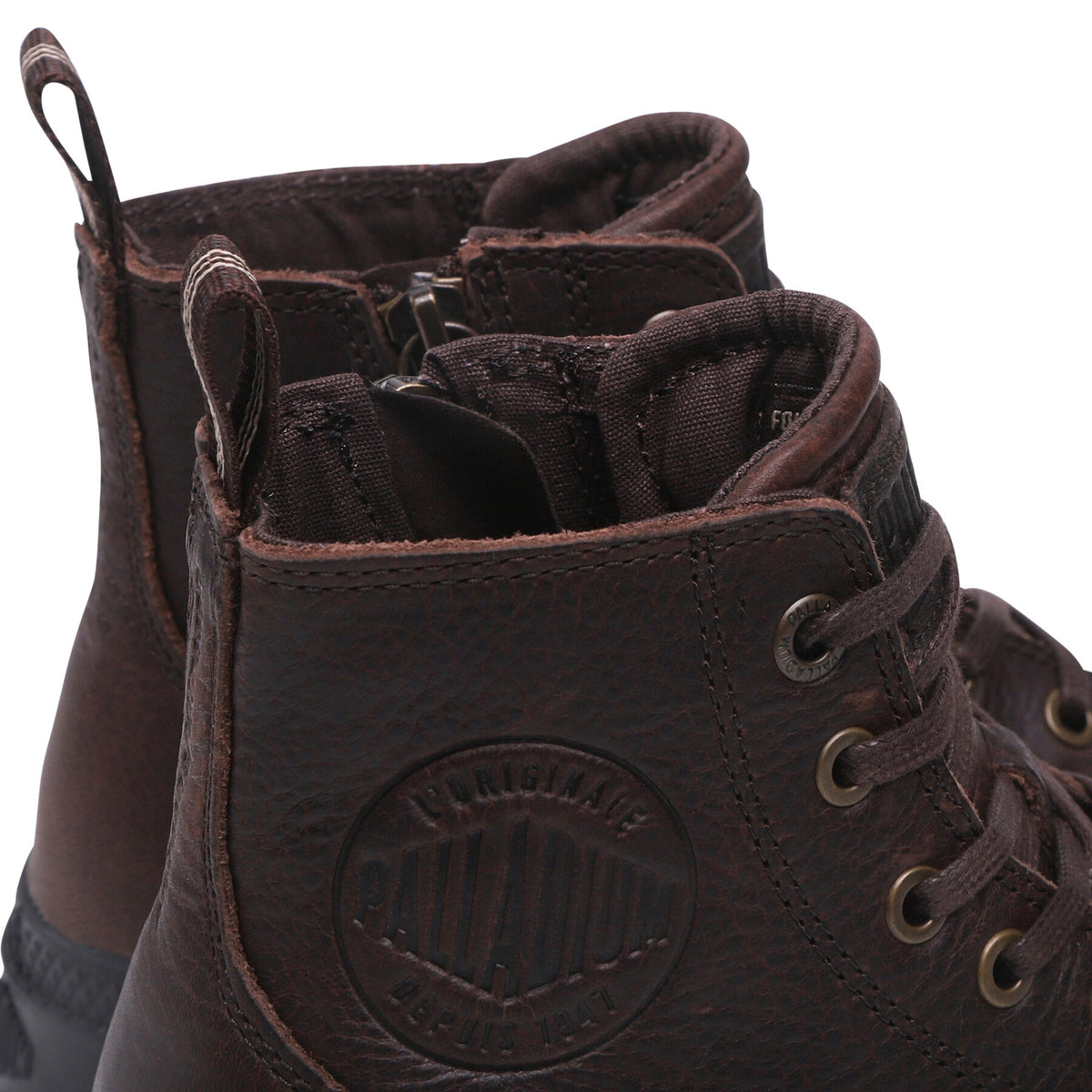 Palladium Туристически oбувки Pampa Zip Lth Ess 76888-248-M Кафяв
