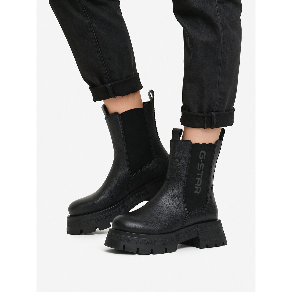 G-Star Raw Боти тип челси CEO-WI16-525-03 Черен