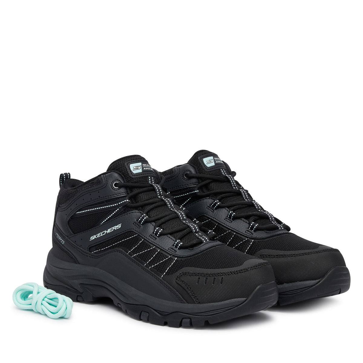 Skechers Туристически Waterproof Relaxed Fit: Trego - Ashaway 180336/BKCC Черен