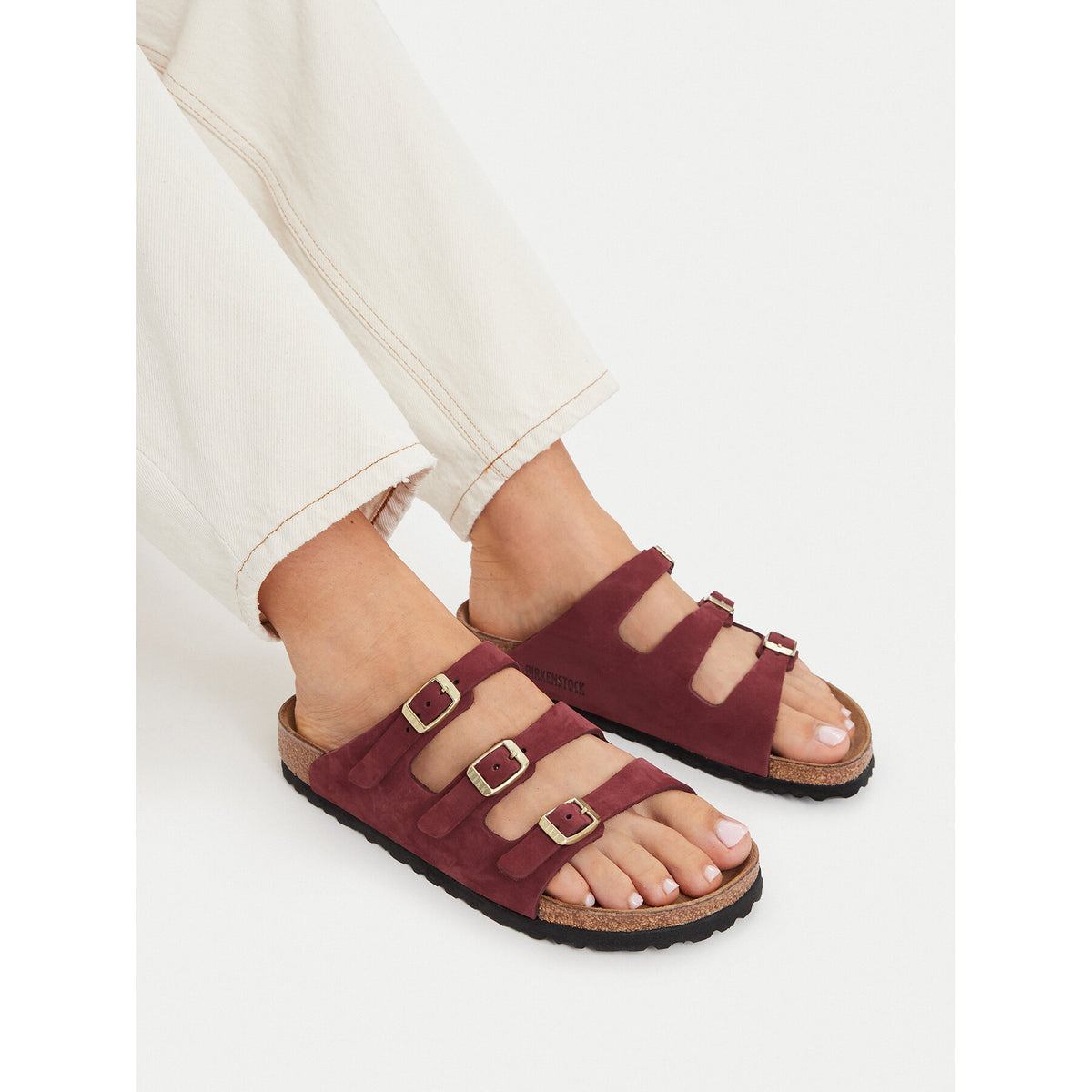 Birkenstock Чехли Florida 1033172 Бордо