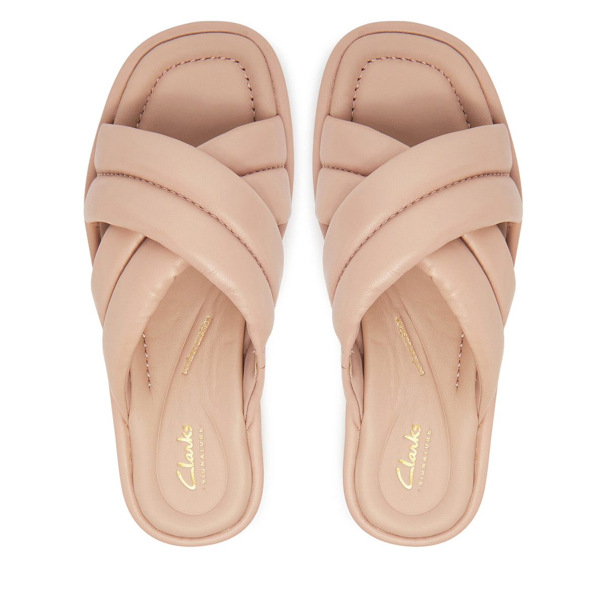 Clarks Чехли Alda Glide 26181185 Розов