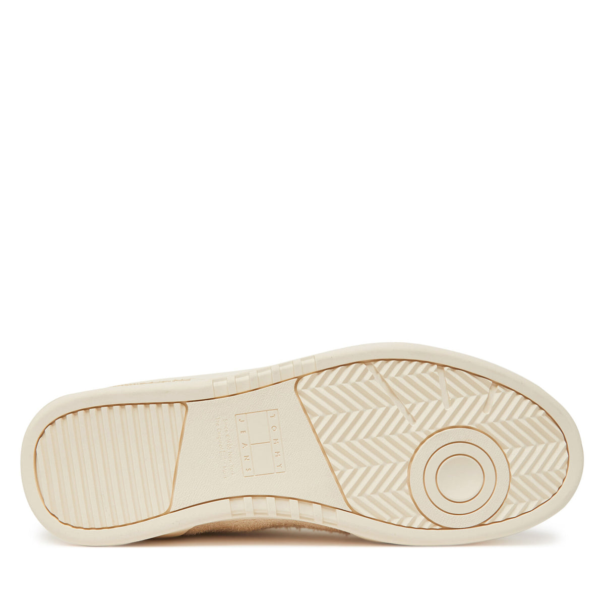 Tommy Jeans Сникърси Tjm Cupsole Suede EM0EM01568 Екрю
