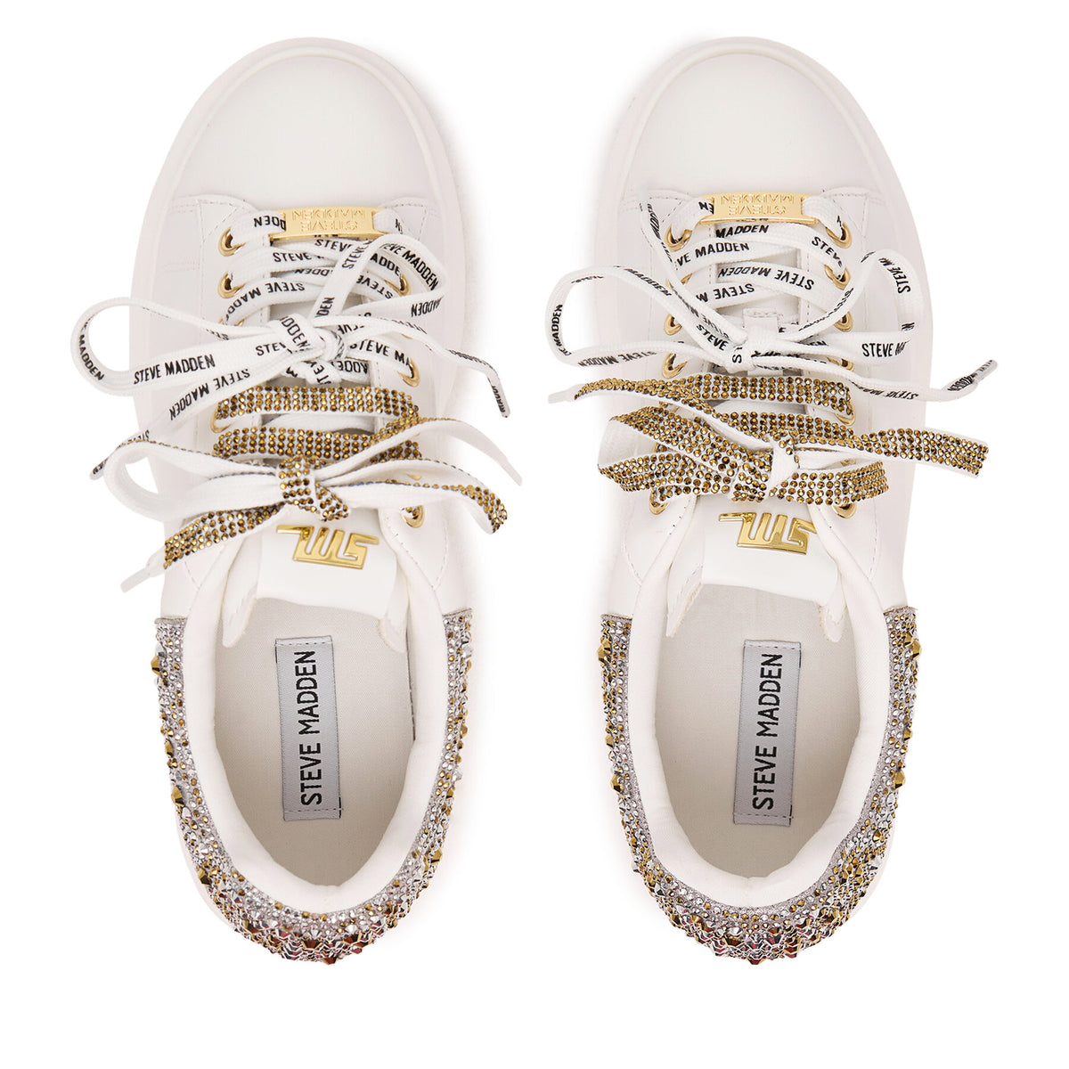 Steve Madden Сникърси Gaze-2C 11005679 Бял
