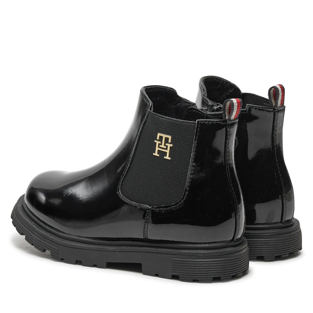 Tommy Hilfiger Боти Chelsea Boot T1A5-33563-0343 M Черен