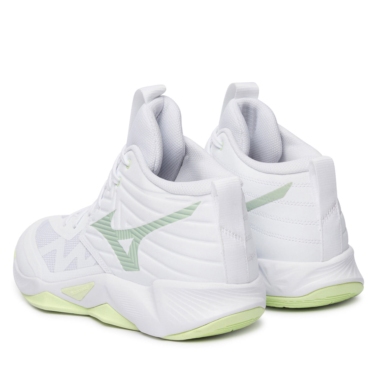 Mizuno Обувки за зала Wave Momentum Pro Mid V1GC2545 Бял