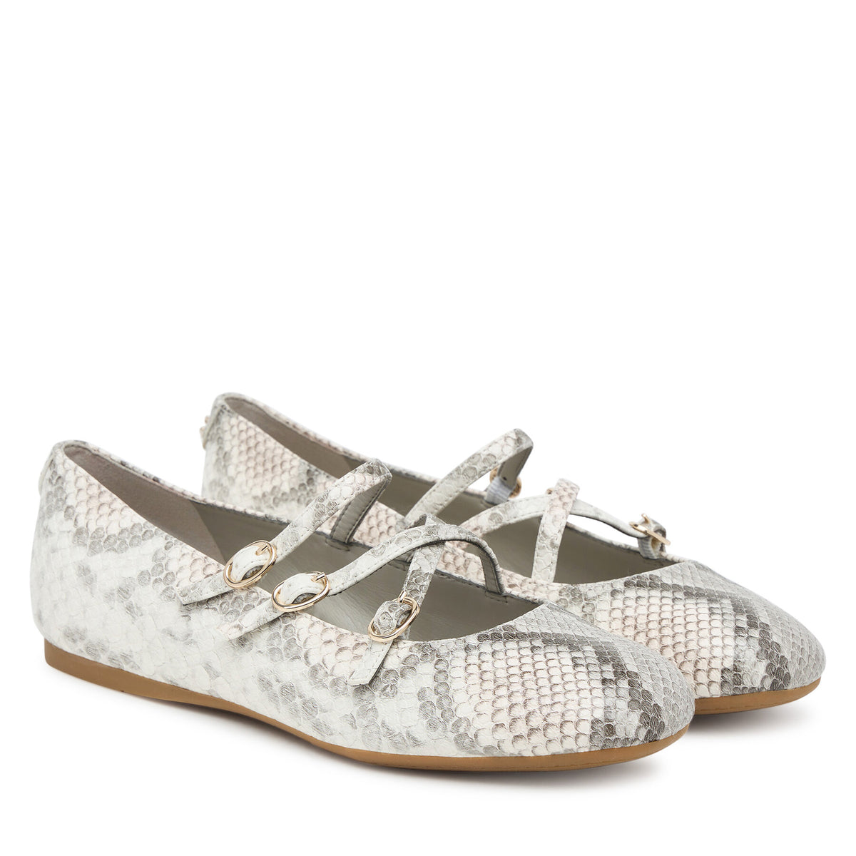 Guess Балеринки FLTKAL PEL02 Сив