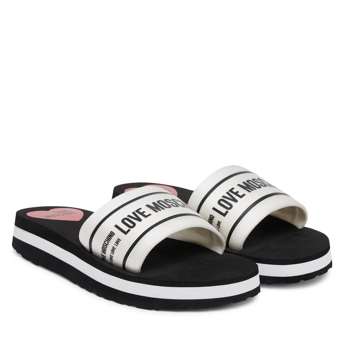 LOVE MOSCHINO Чехли JA28334G0MIX6100 Бял