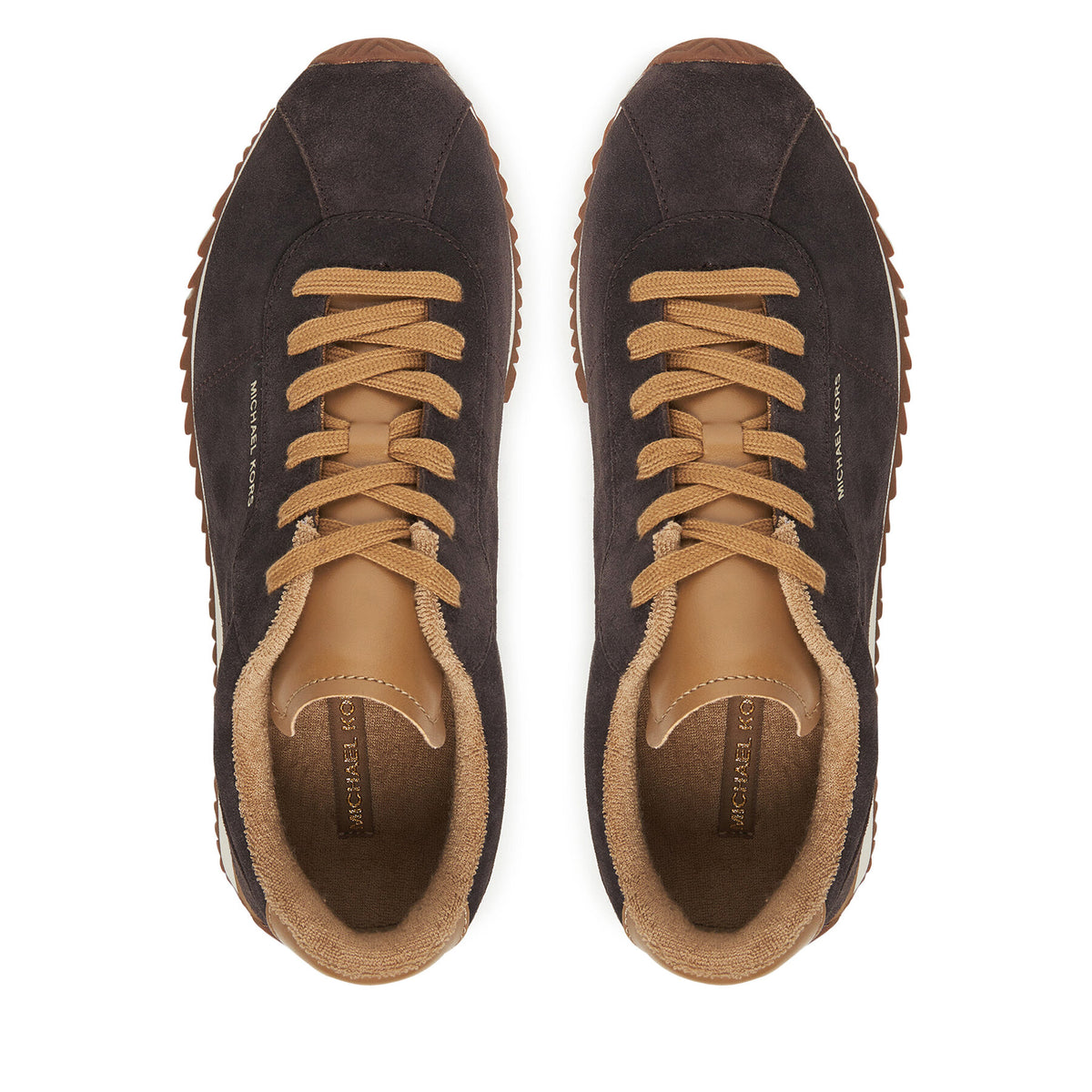 MICHAEL Michael Kors Сникърси Rhodes 43F5RHFS1S Кафяв