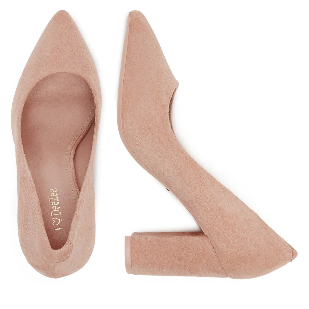 DeeZee Обувки на ток DZ0010 LIGHT PINK SU Розов