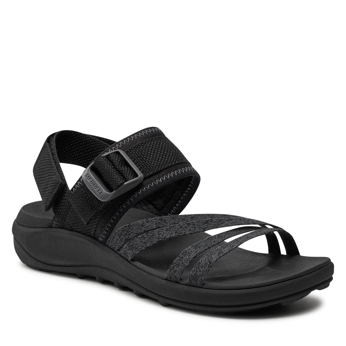 Merrell Сандали District 4 Backstrap J006436 Черен