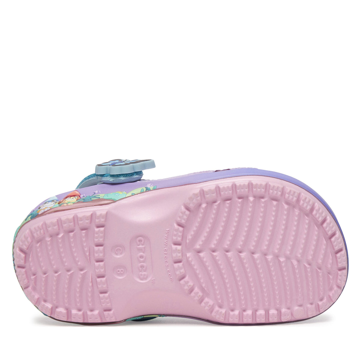 Crocs Чехли Bluey Multi Pink Cls Clg T 212370 Цветен