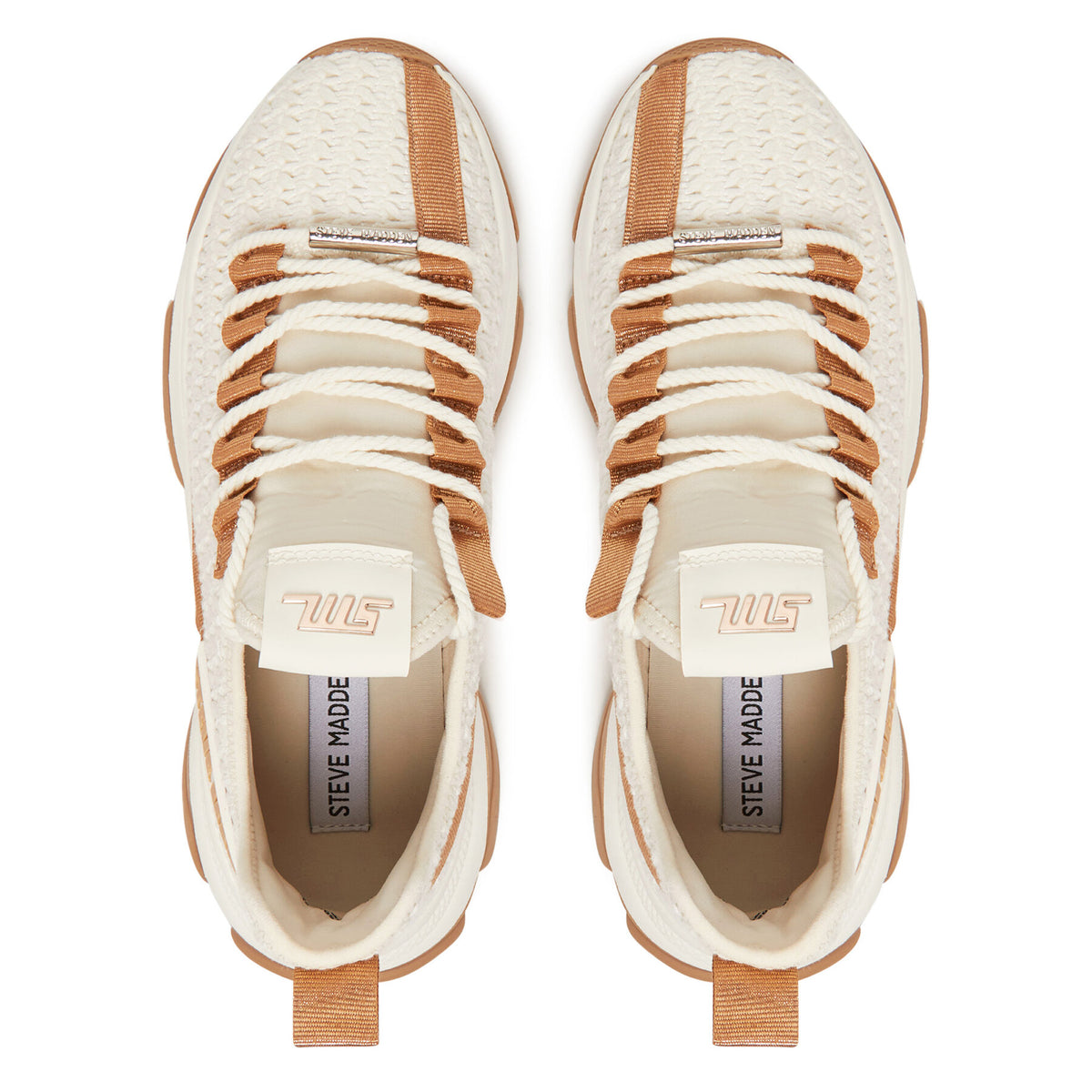 Steve Madden Сникърси Mileage SM11003785 Екрю