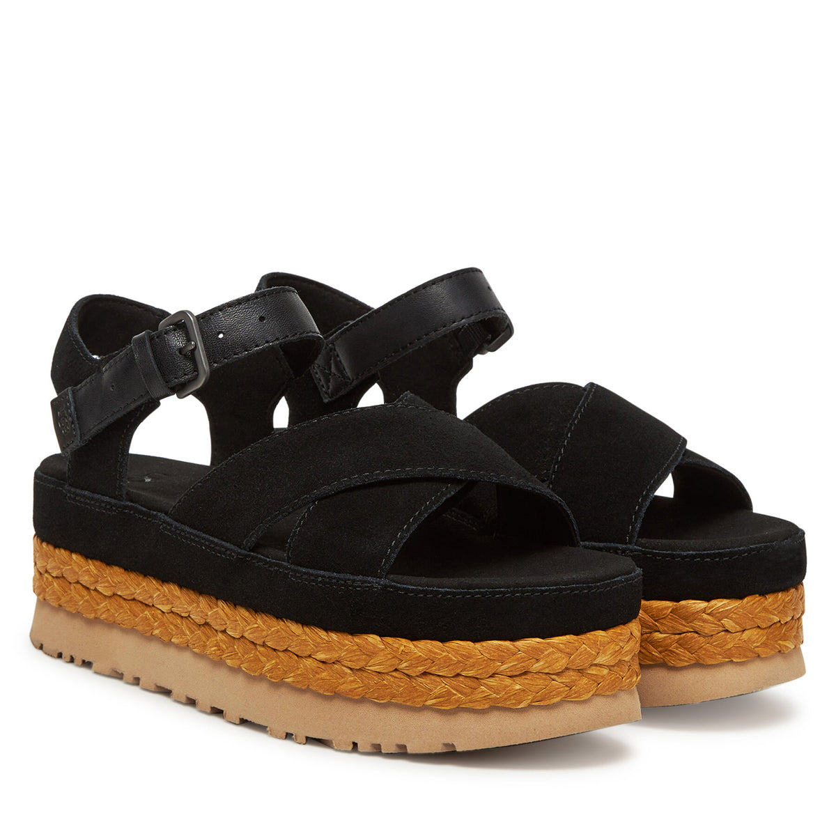Ugg Еспадрили W Aubrey Ankle Strap 1167471 Черен