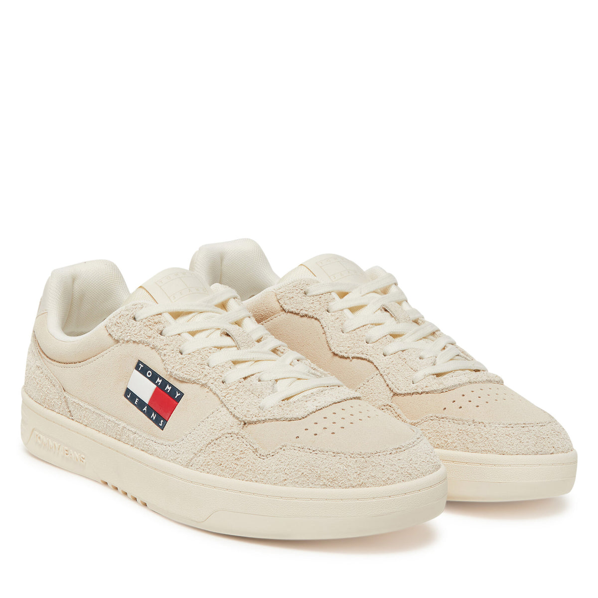 Tommy Jeans Сникърси Tjm Cupsole Suede EM0EM01568 Екрю