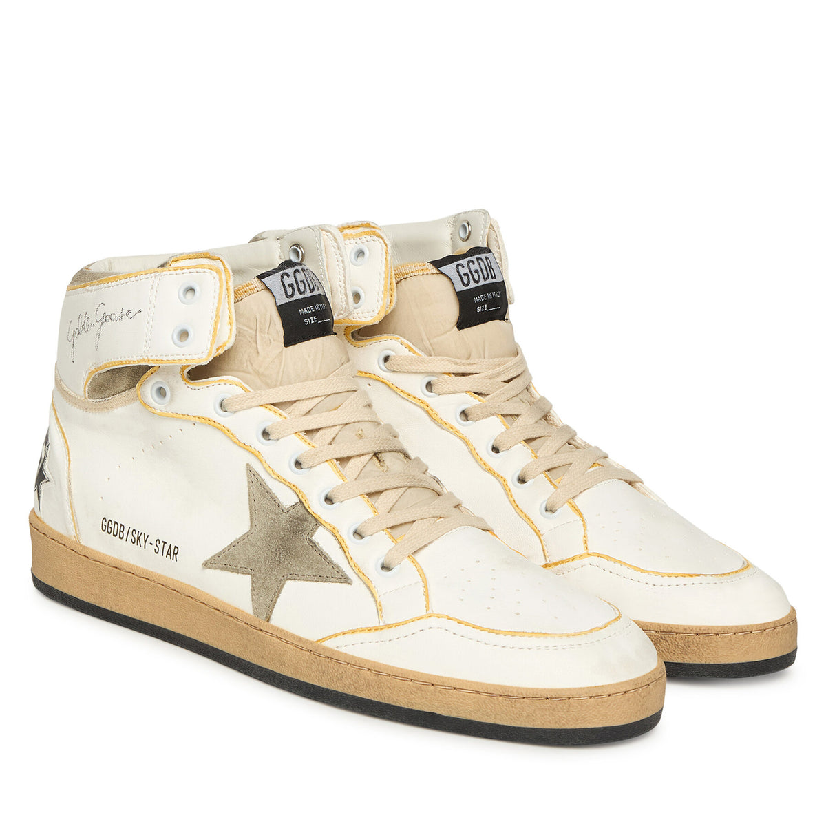 Golden Goose Сникърси Sky Star GMF00230.F004089.10961 Кремав