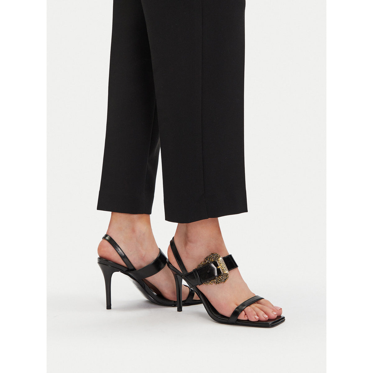 Versace Jeans Couture Сандали 79VA3S71 Черен