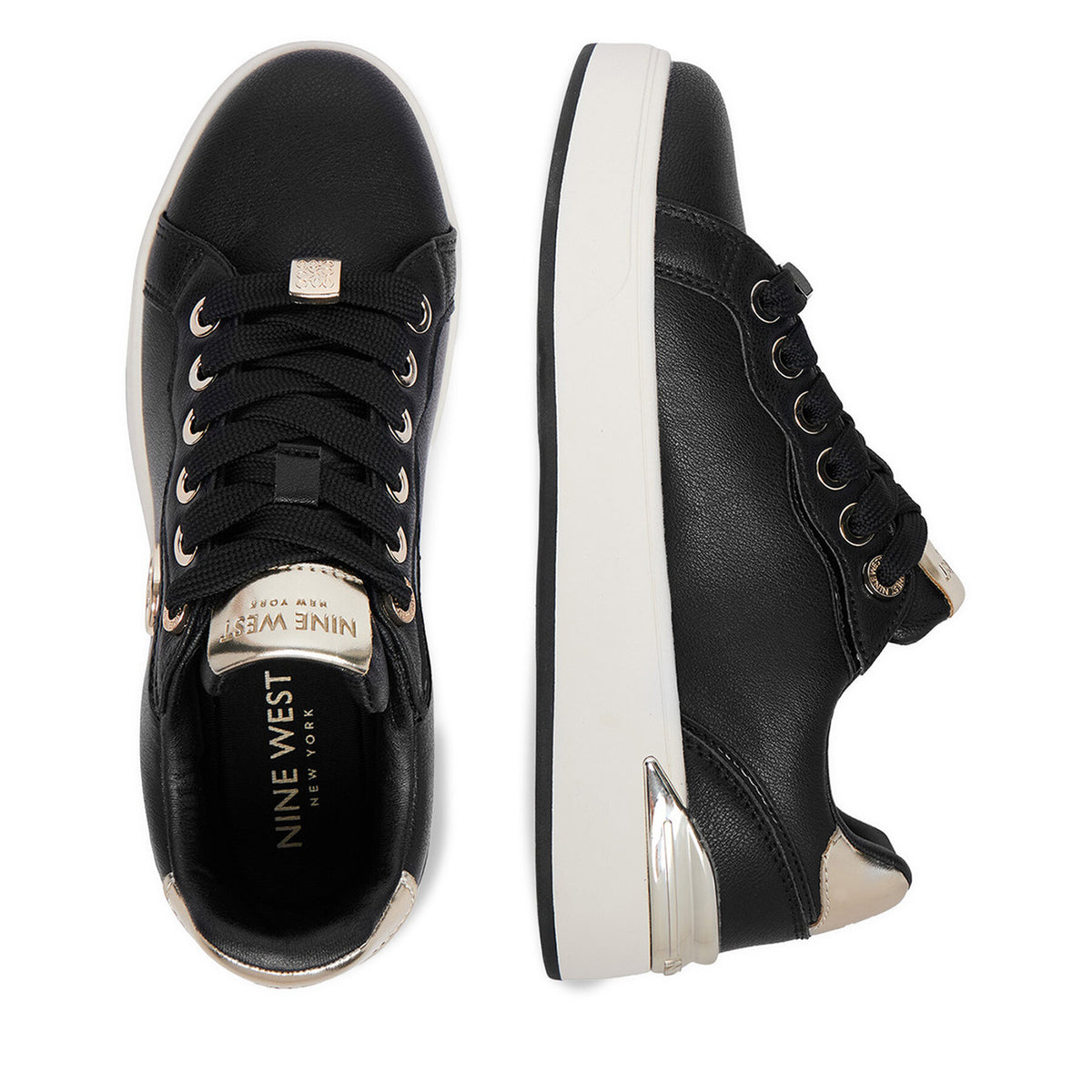 Nine West Сникърси CEO-RLY-N2602 Черен