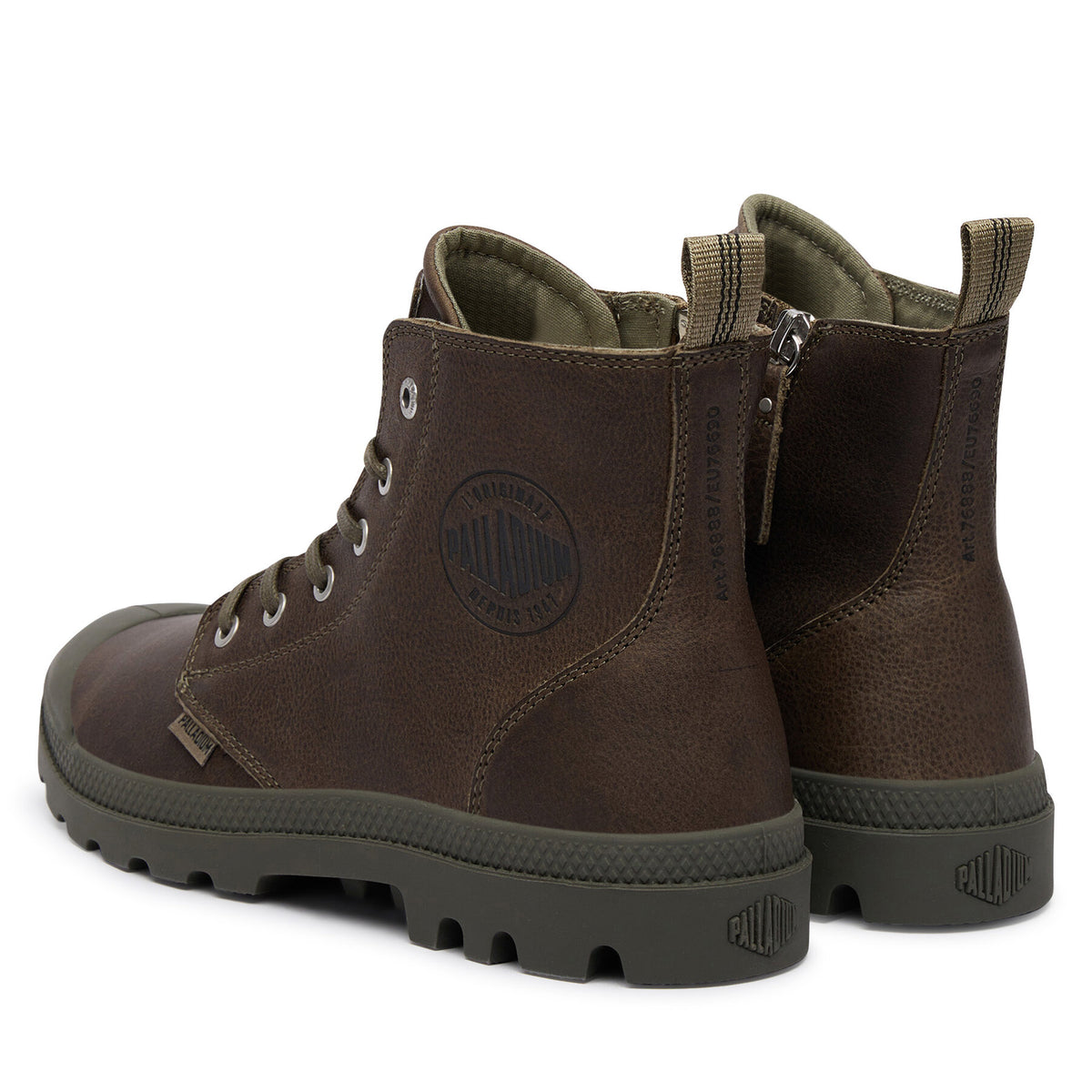 Palladium Туристически oбувки Pampa Zip Lth Ess 76888-308-M Зелен