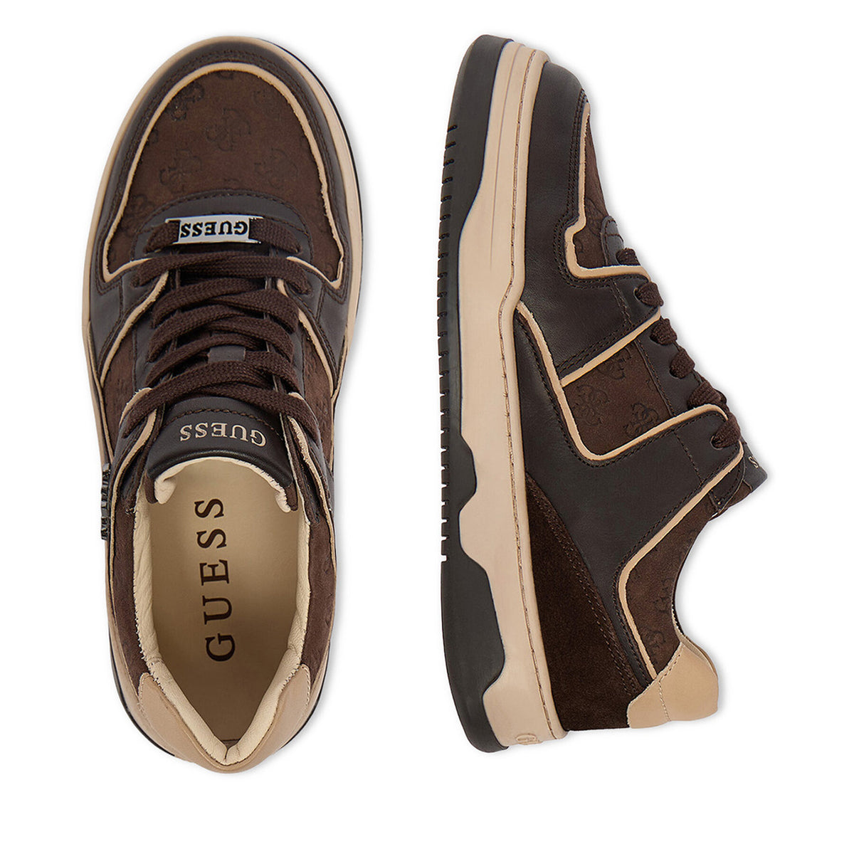 Guess Сникърси CEO-BI12-CAROL-02 Кафяв