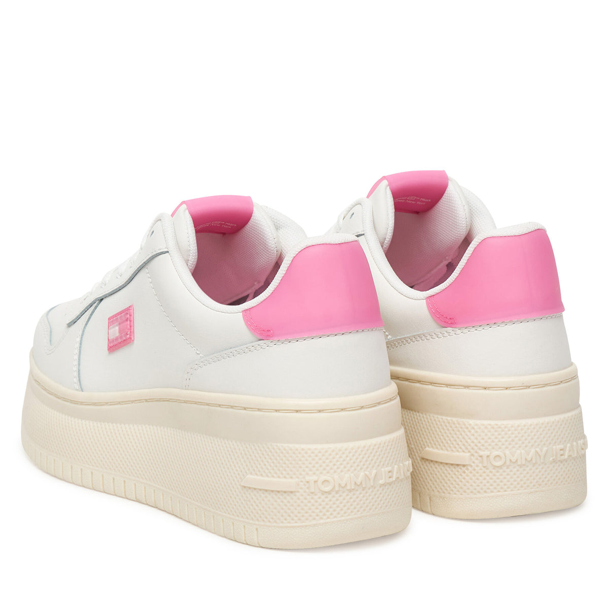 Tommy Jeans Сникърси Tjw Basket Flatform EN0EN02981 Бял