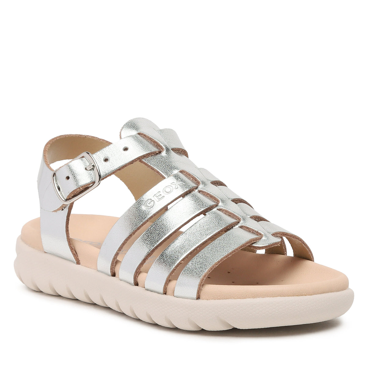 Geox Сандали J Sandal Soleima Gir J35GSB000CFC1007 M Сребрист