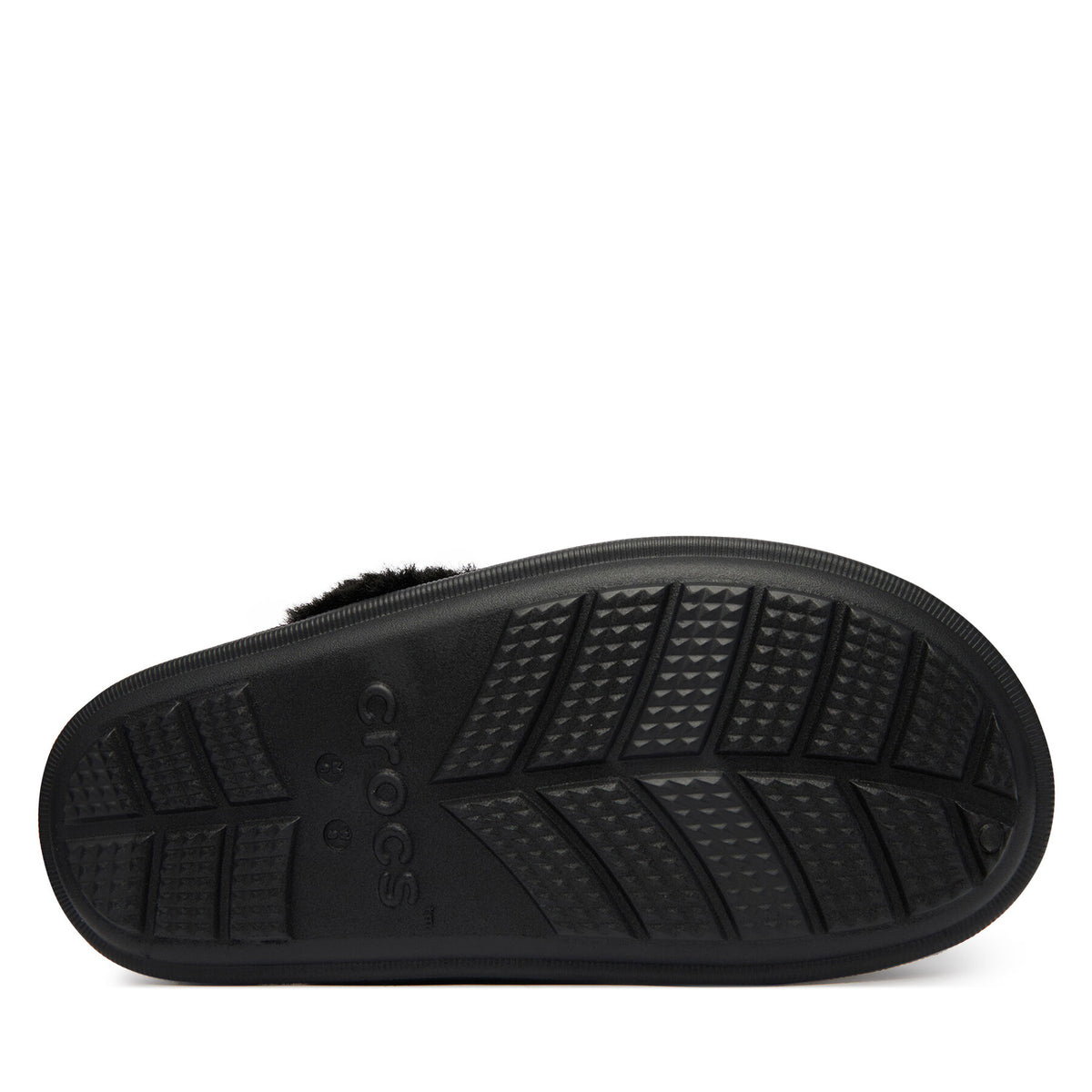 Crocs Пантофи Classic Fuzz Scuff 212143 Черен