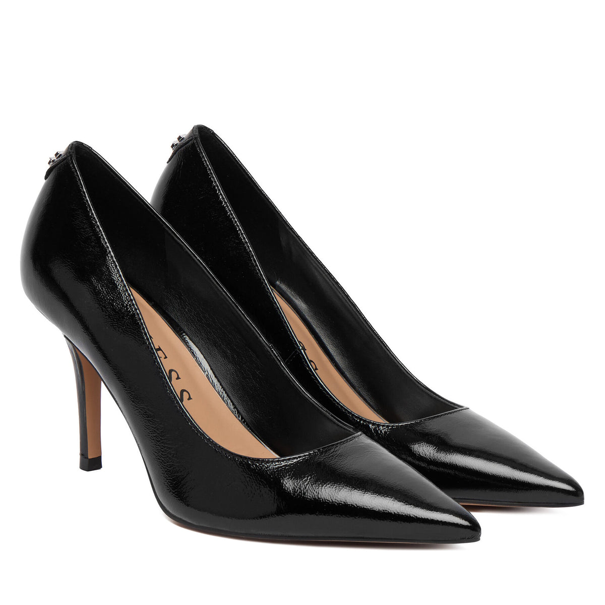 Guess Обувки на ток FLFPRN LEP08 Черен
