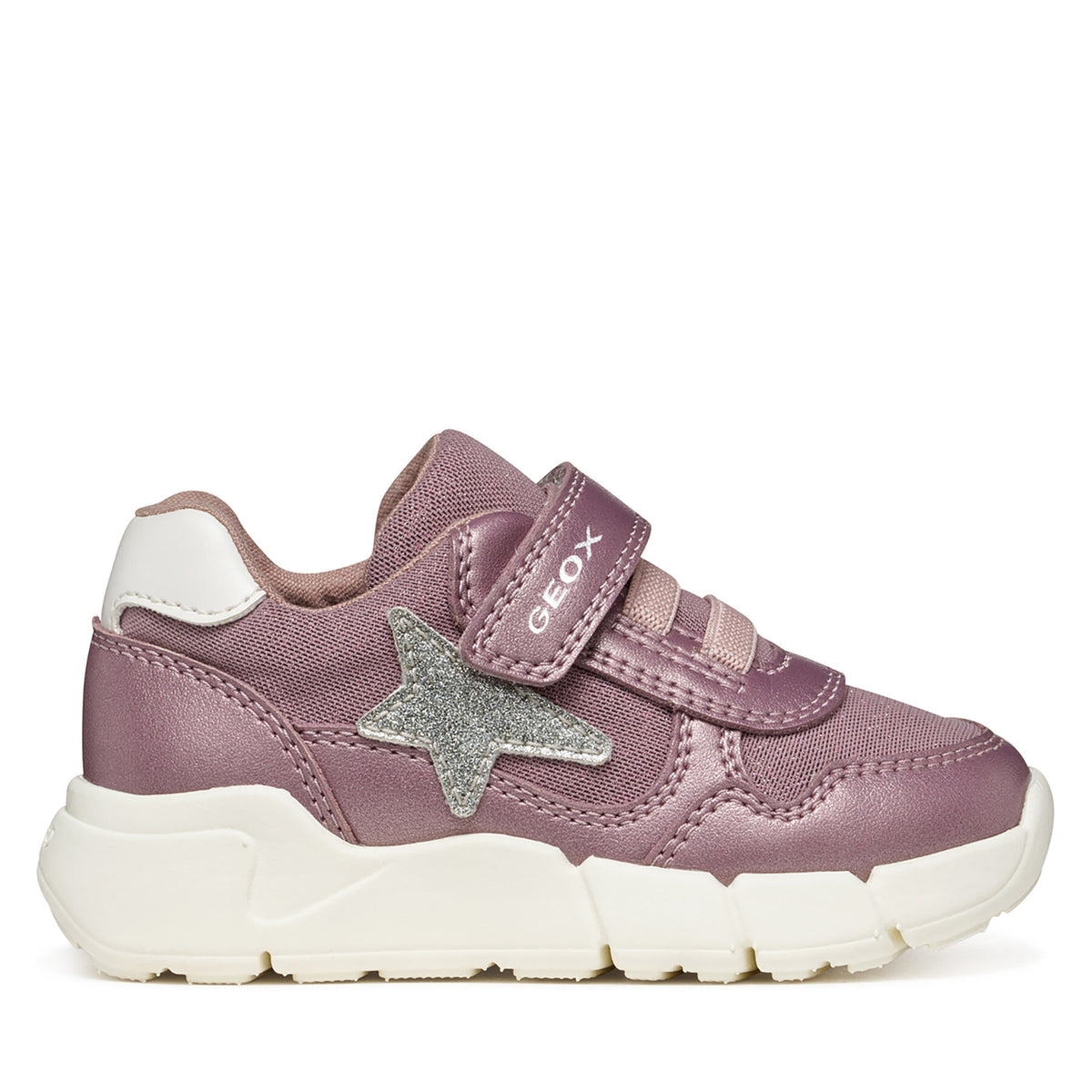 Geox Сникърси B Flexyper Mini Girl B566NB 0AJAS C8217 M Тъмнорозов