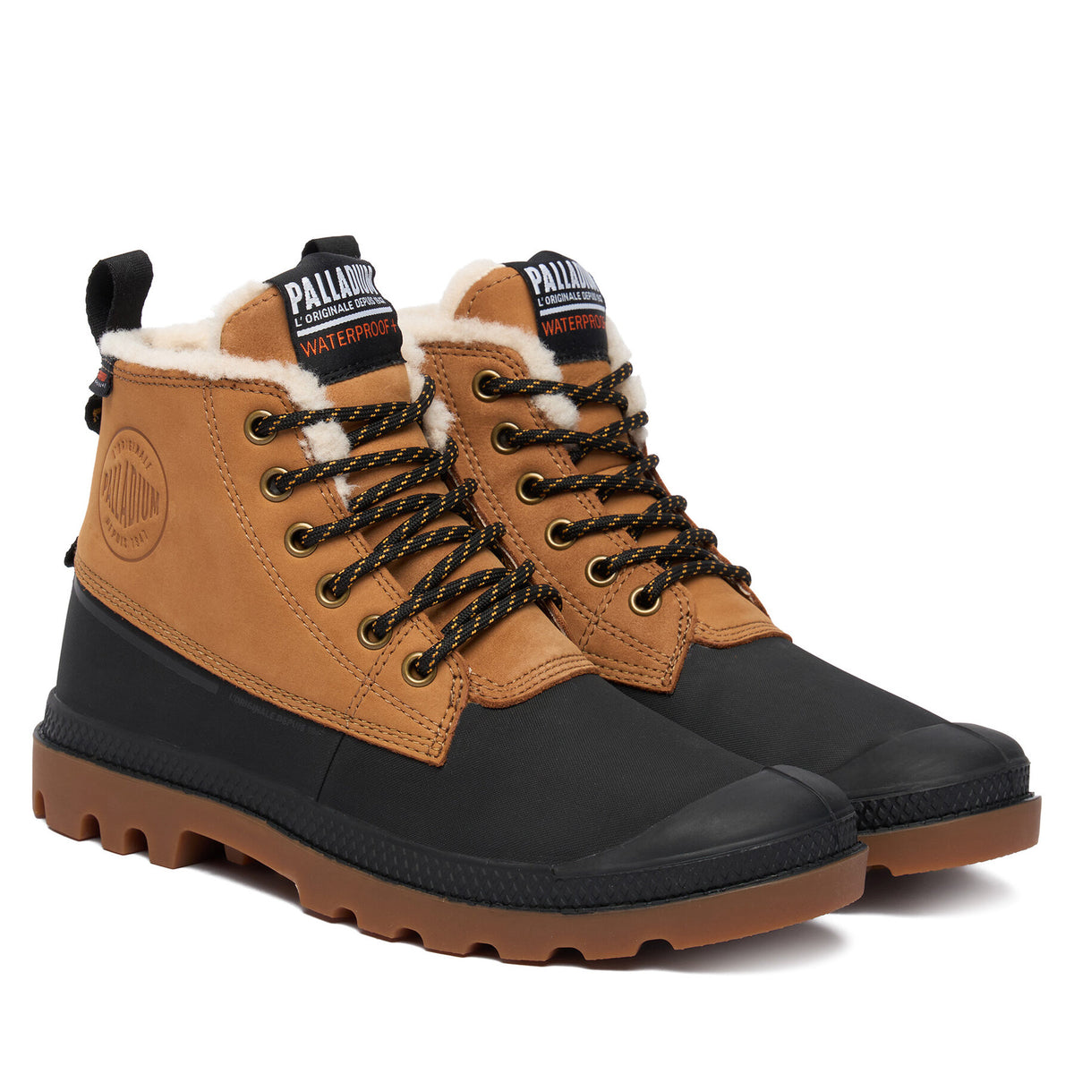 Palladium Туристически oбувки Pampa Duck Wl Wp+ 79547-254-M Кафяв
