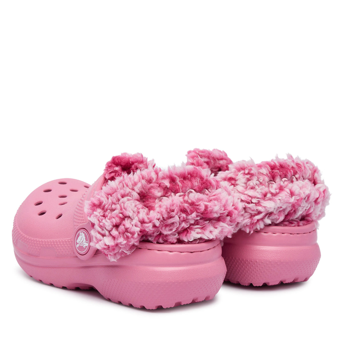 Crocs Чехли Classic Fleece Lined Clog T 212857 Розов