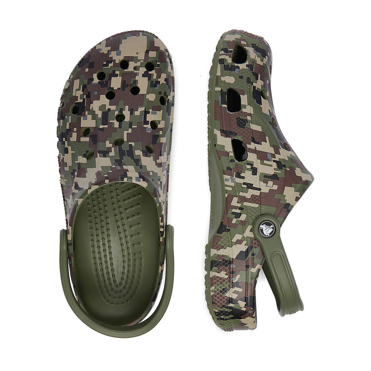 Crocs Чехли C-BAYA SEASONAL PRINTED CLOG 206230-3TC Зелен