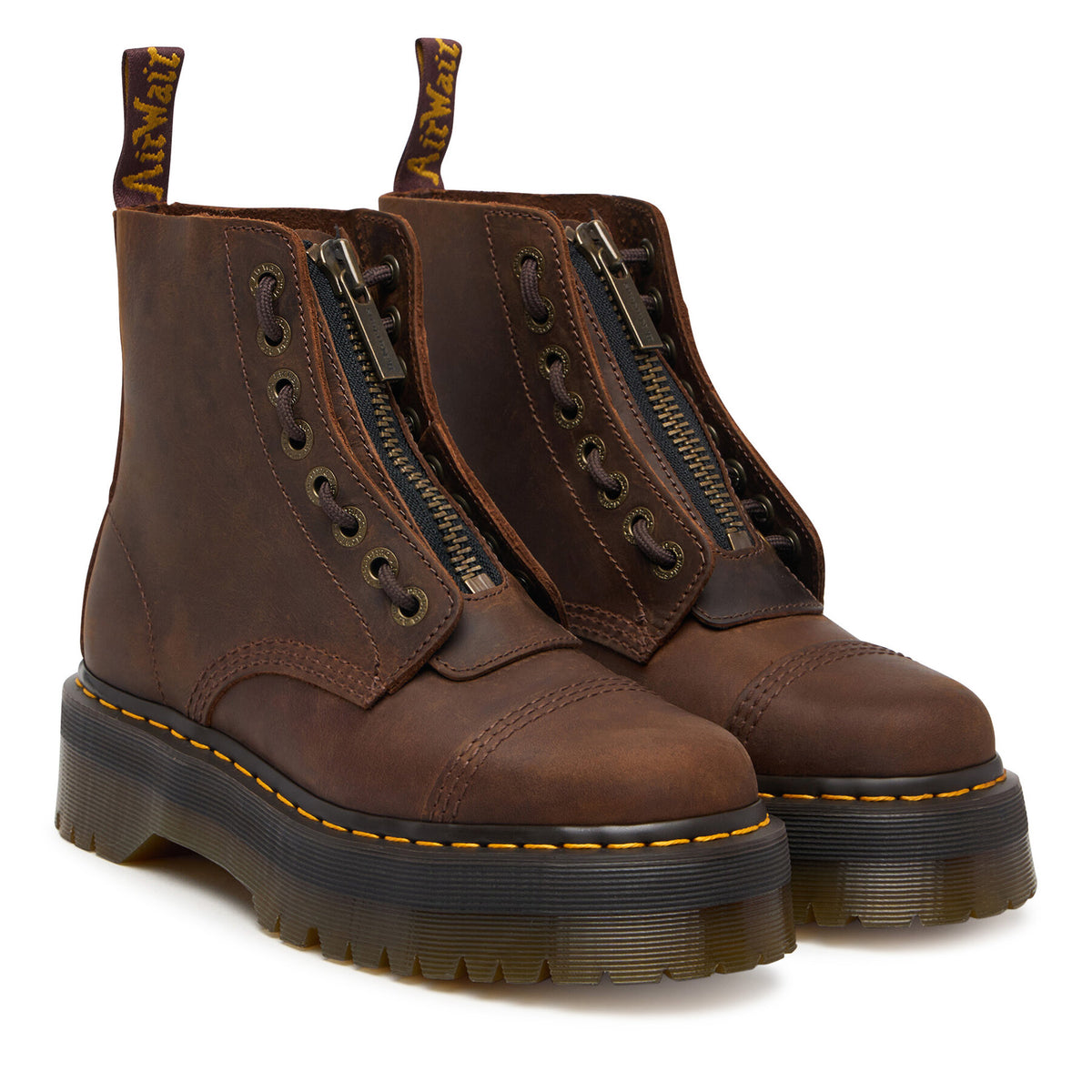 Dr. Martens Кубинки Crazy Horse DM40910200 Кафяв
