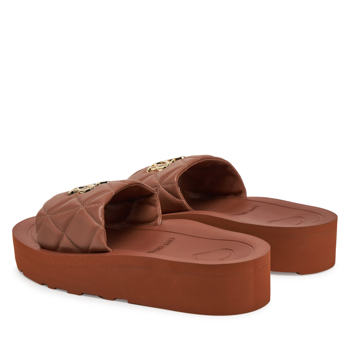 LOVE MOSCHINO Чехли JA28014I1MIE0201 Кафяв
