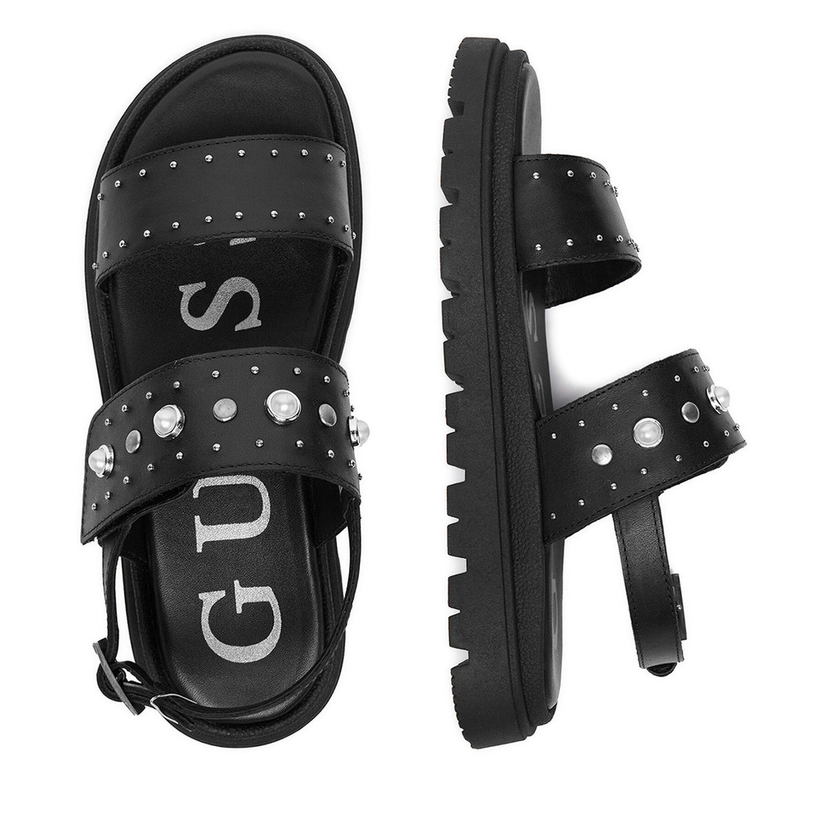 Guess Сандали CEO-BAND-8985-A Черен