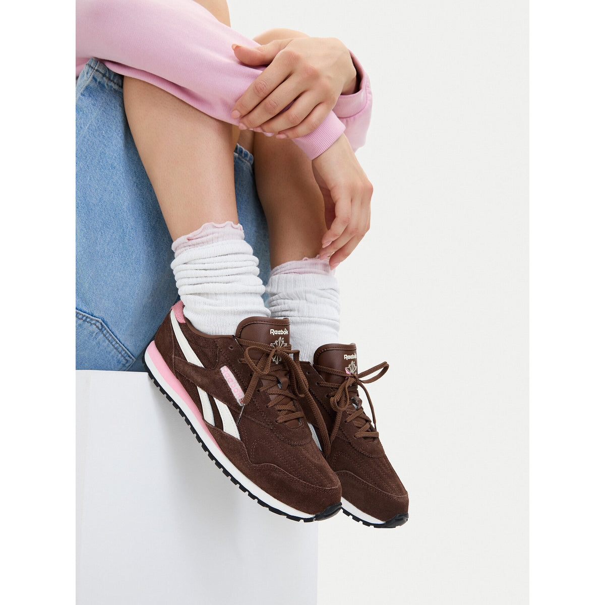 Reebok Сникърси EO-Classic Az 100260989 Кафяв
