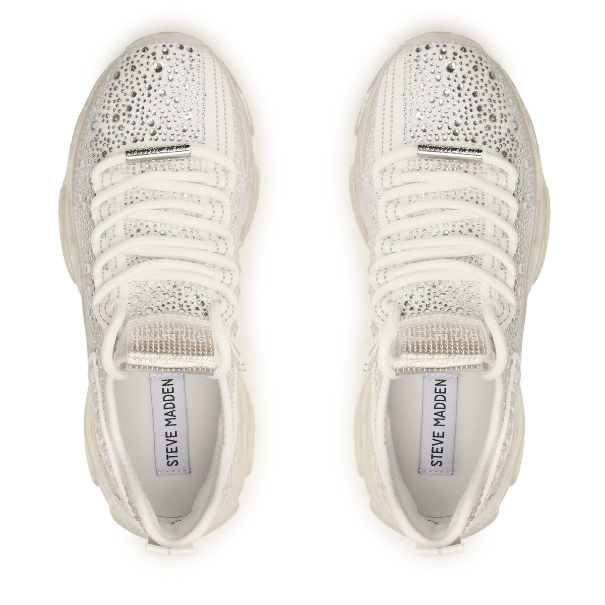 Steve Madden Сникърси Maxima-R SM11001807-077 Бял