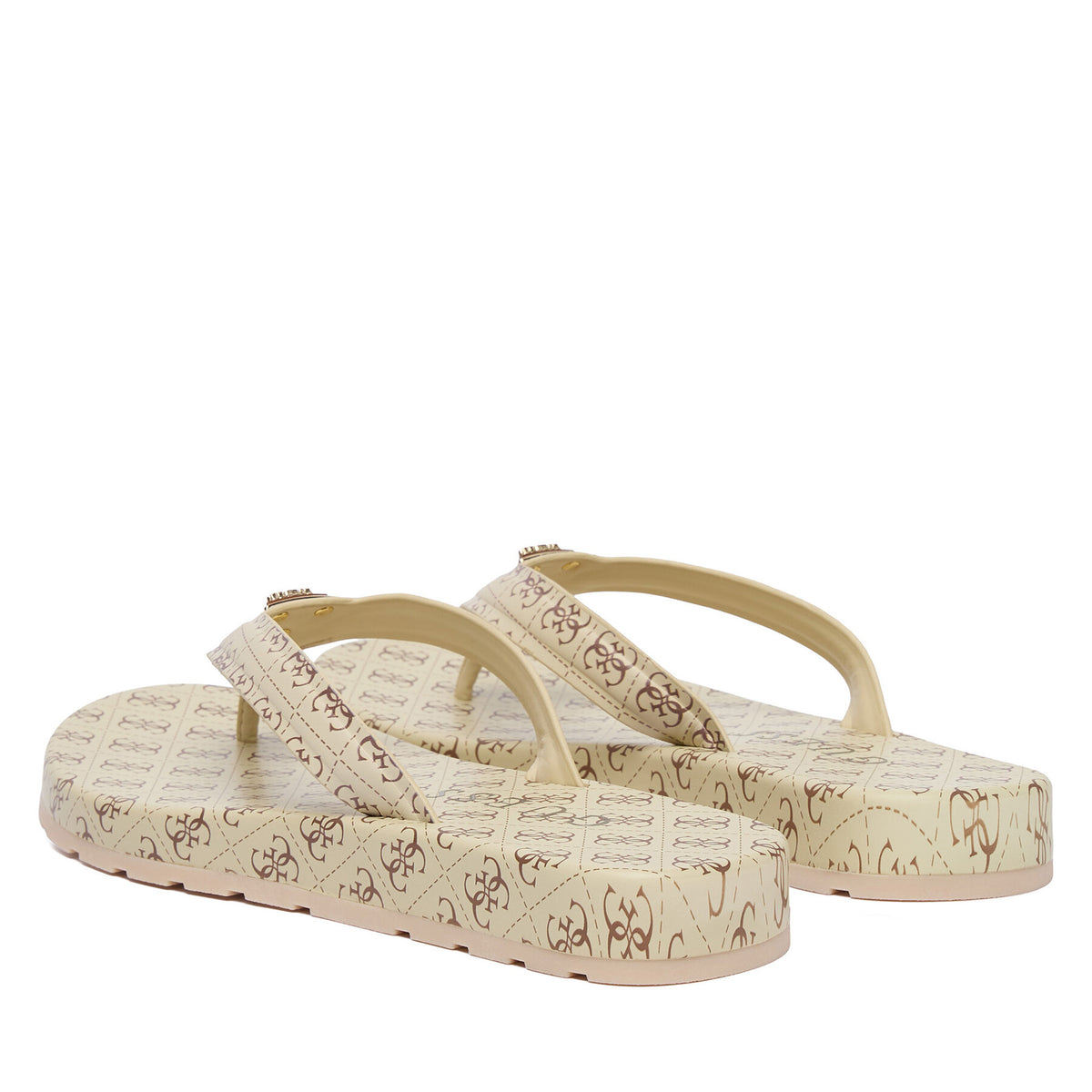 Guess Джапанки FLJCNY FAL24 Кремав
