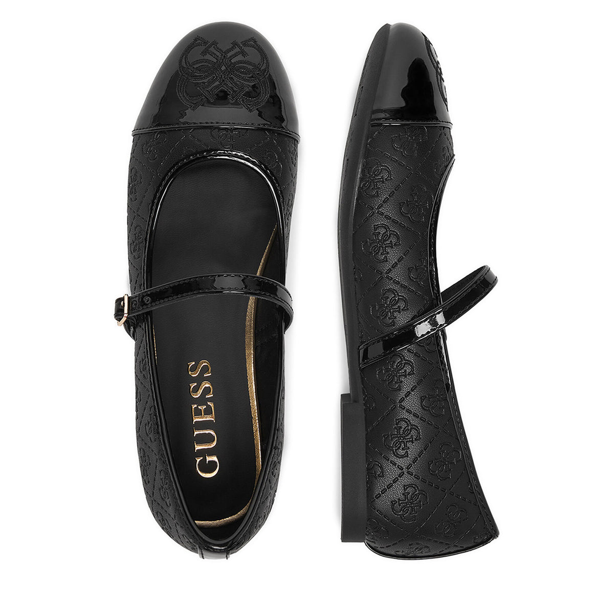 Guess Балеринки CEOWB-CS6666-03 Черен