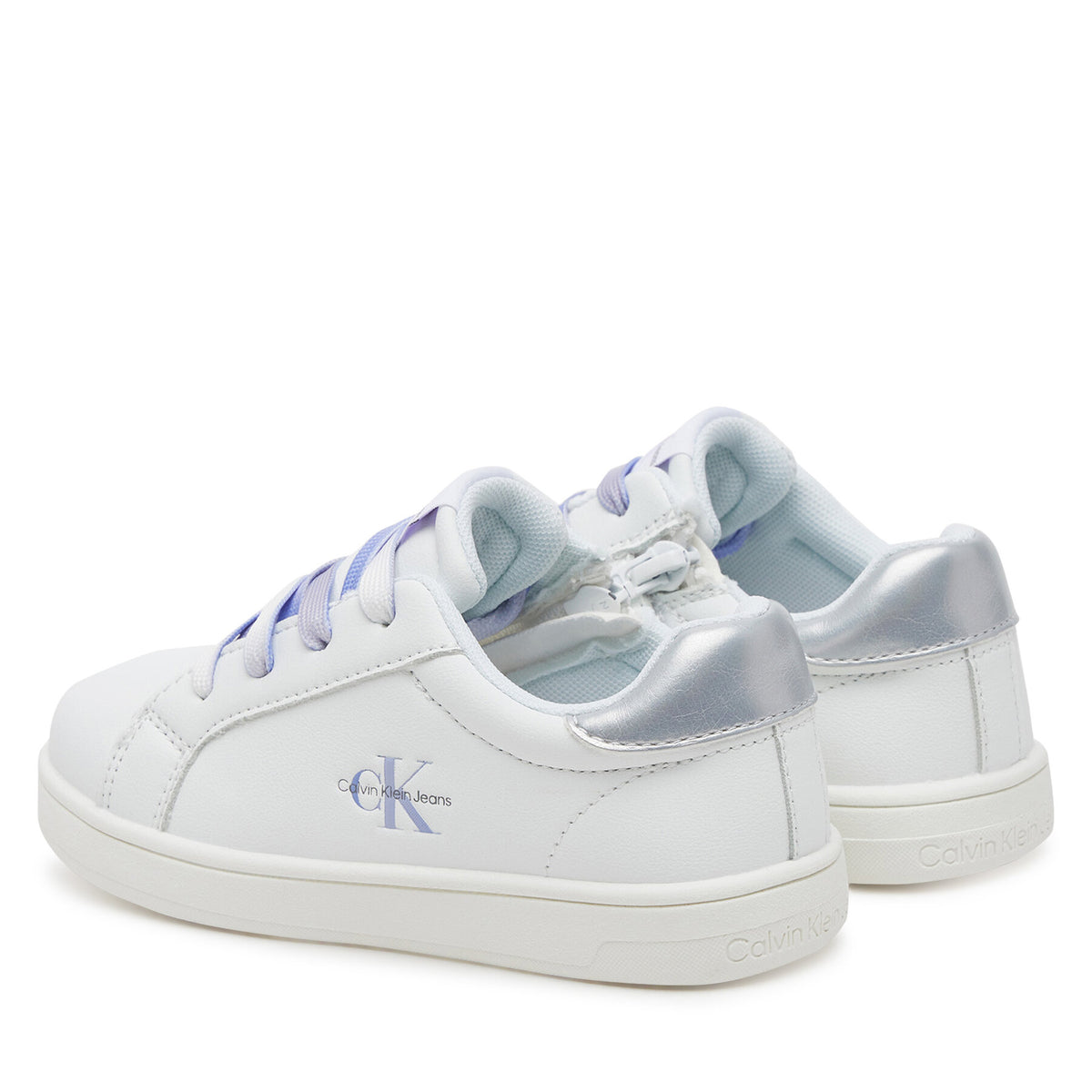 Calvin Klein Jeans Сникърси Low Cut Lace-Up Sneaker V1A9-82009-1355 M Бял