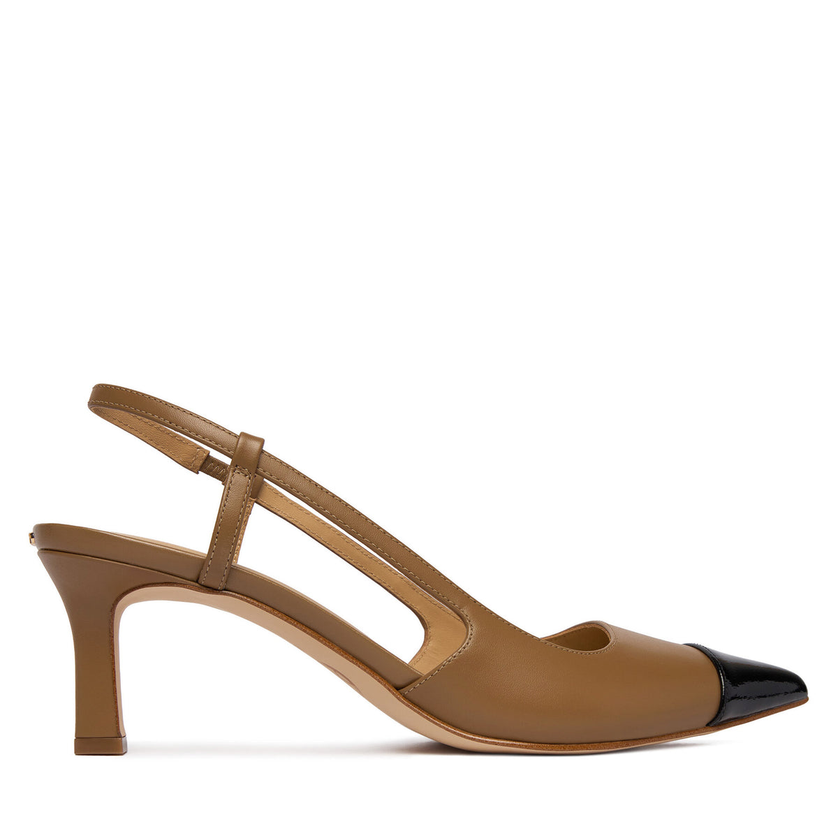 MICHAEL Michael Kors Обувки на ток Alora Toe Cao Mid Sling 40R6AOMS1L Кафяв