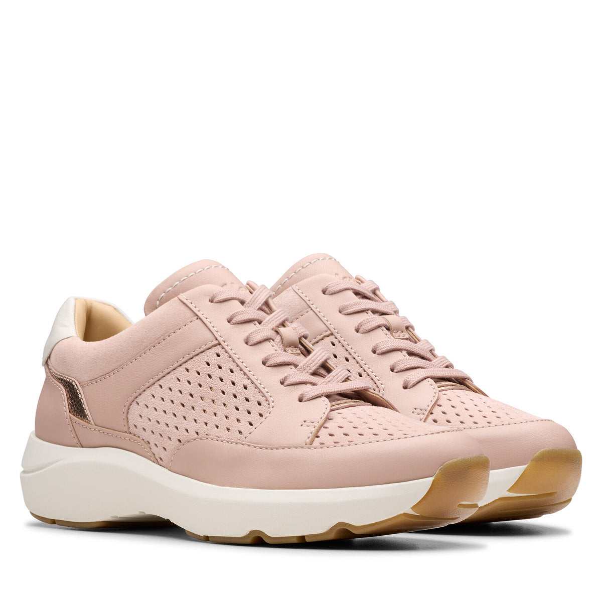 Clarks Сникърси Tivoli Walk 26181465 Розов