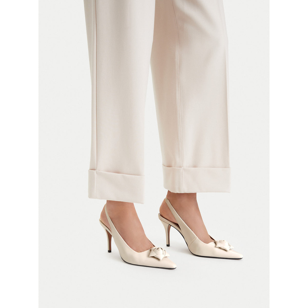 Nine West Обувки на ток EO-C6030-1 Кремав
