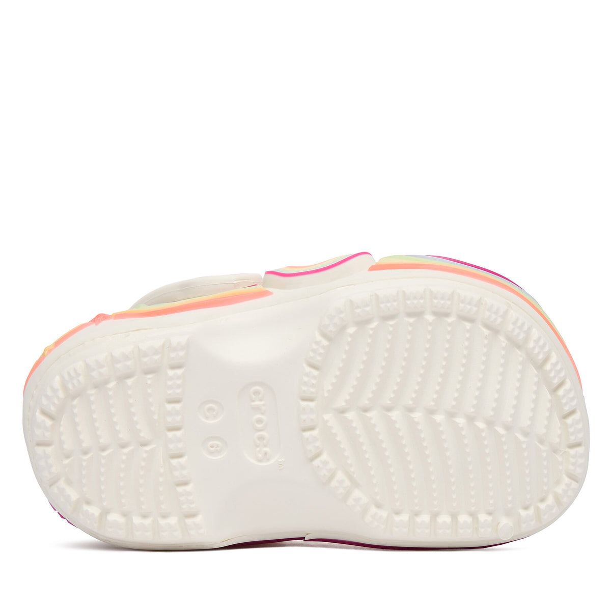 Crocs Чехли Toddler Crocs Iam Unicorn Lights Classic Clog 212508 Бял