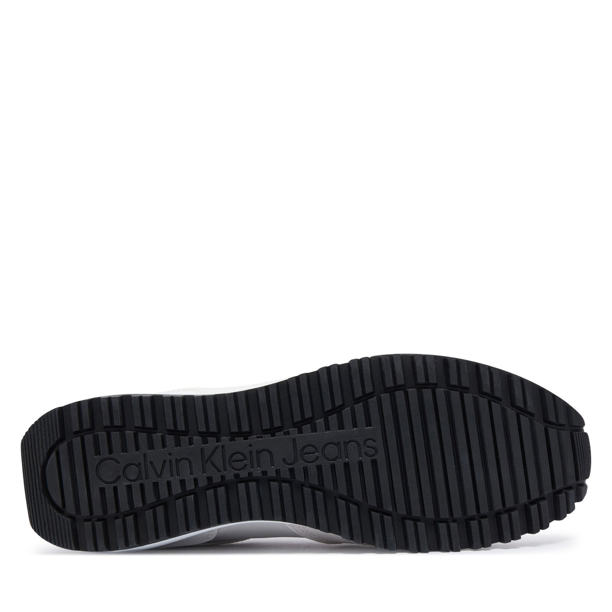 Calvin Klein Сникърси Toothy Runner Irregular Lines YM0YM01461 Кремав