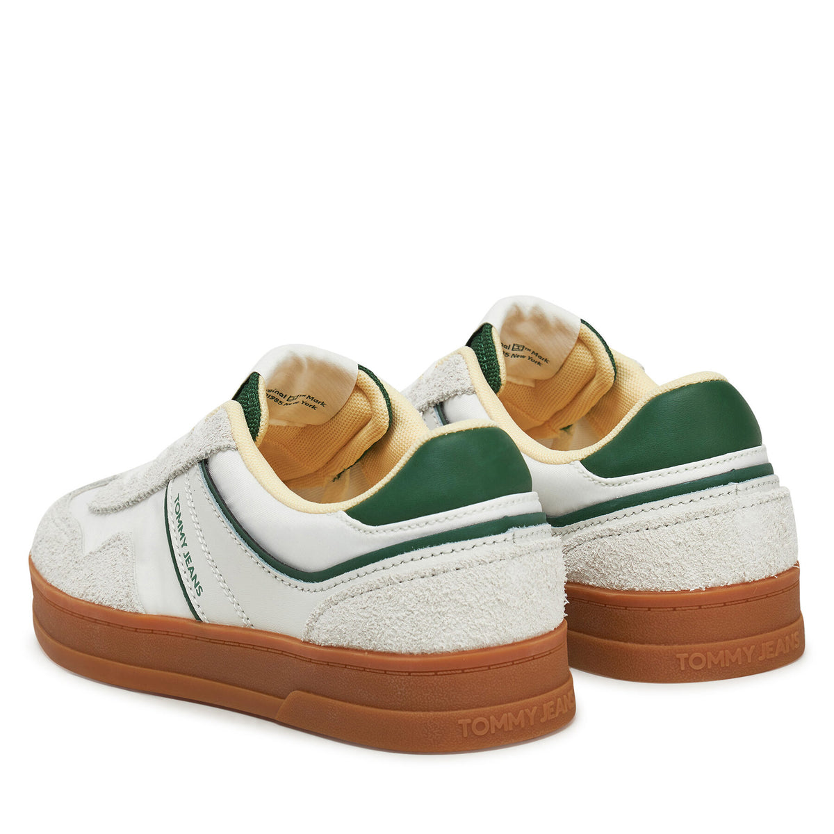 Tommy Jeans Сникърси The Greenwich Mix Media EN0EN02730 Бял